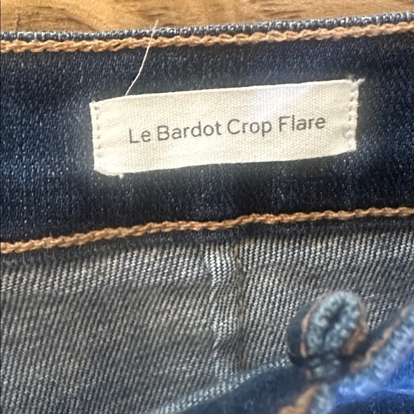 Frame Le Bardot Crop Flare Jean Tag Size 27 (see measurements) - Picture 5 of 9